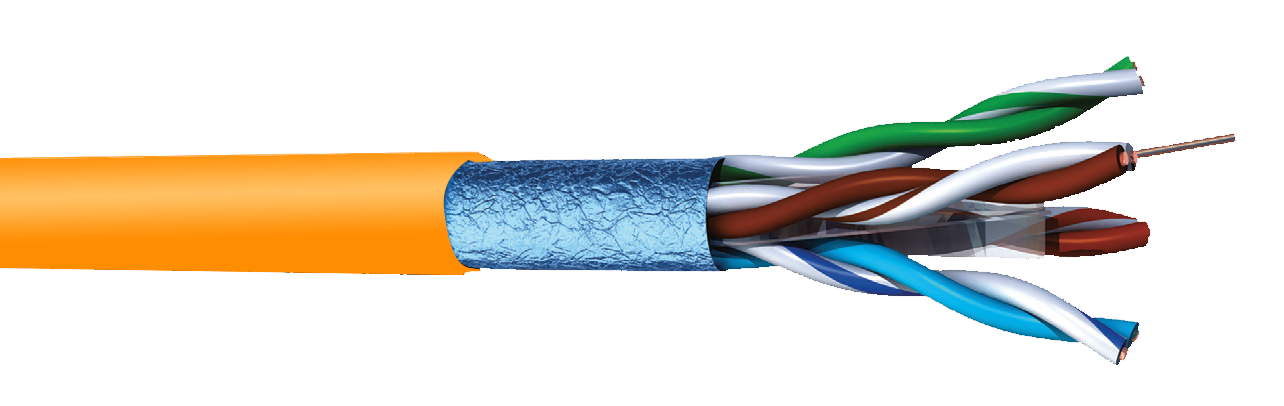 6类单屏蔽水平线缆（LSOH）