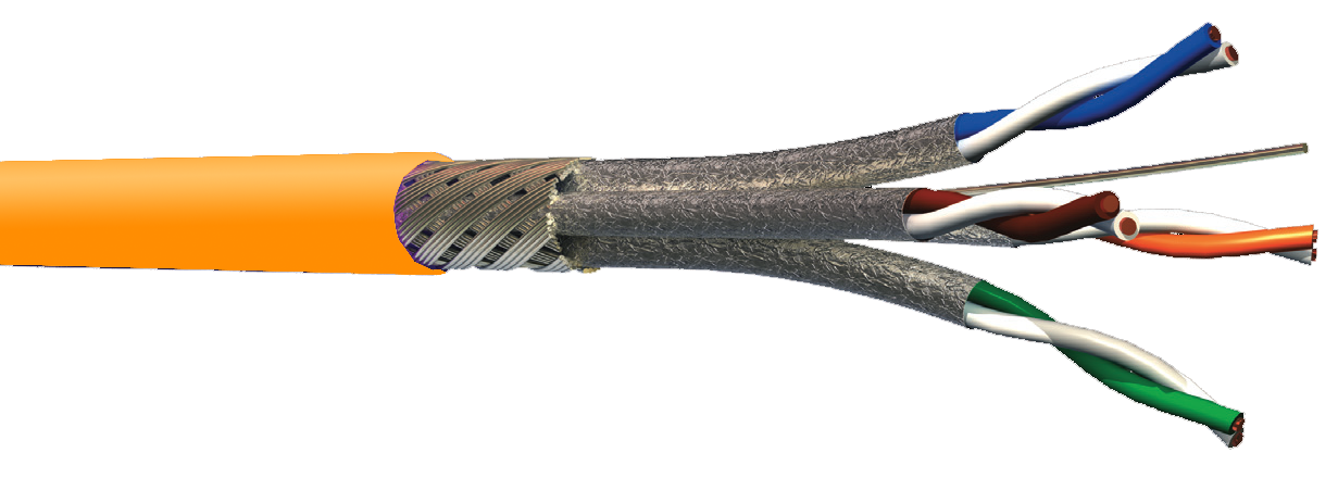 6类双屏蔽水平线缆（LSOH）