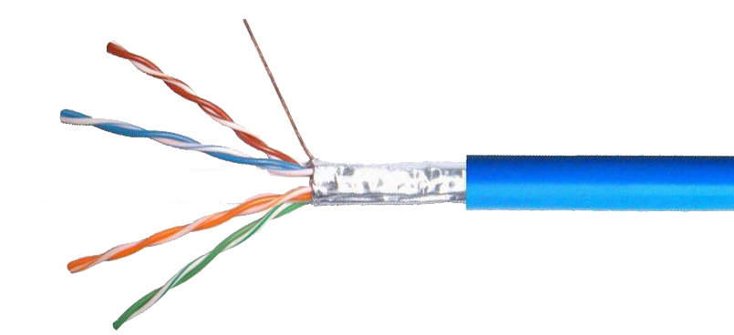 5E类单屏蔽双绞线缆