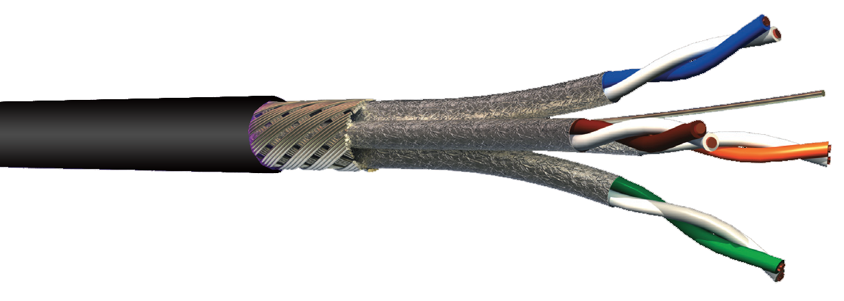 5E类室外双屏蔽双绞线